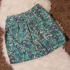 SOLD🍀💗 Loft Ann Taylor Paisley Print  Skirt 🍀